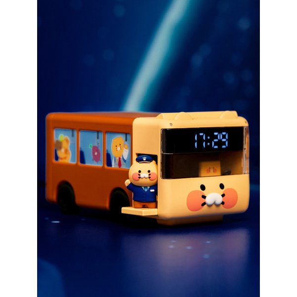 춘식버스 2in1무선충전 LED 시계