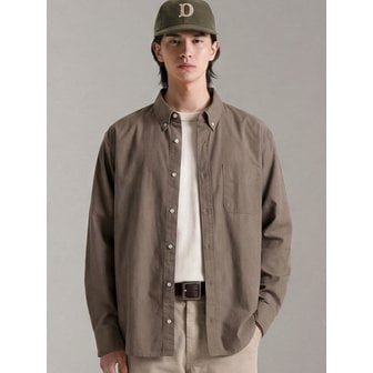 퍼스텝 드리프트 옥스포드 셔츠 스모크브라운 JULS4753