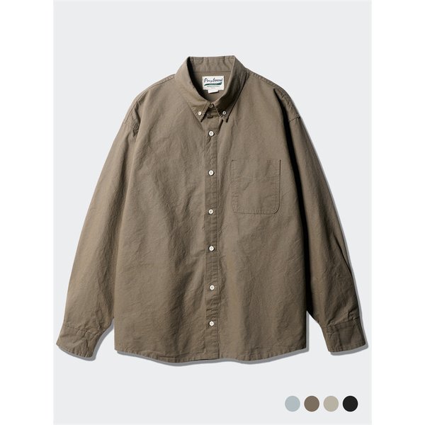 드리프트 옥스포드 셔츠 스모크브라운 JULS4753