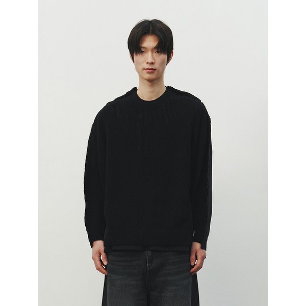 Back Shirt Knit Top_RKWAS25615BKX