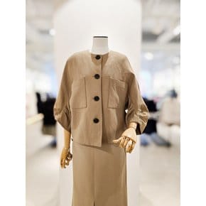 [파주점] 루즈핏 린넨 턱 슬리브 자켓 CR5A0JK771