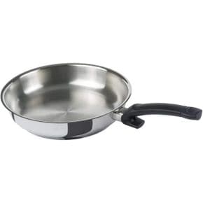 영국 휘슬러 프라이팬 Fissler Crispy Steelux Premium 24 cm Frying Pan Suitable for Inductio