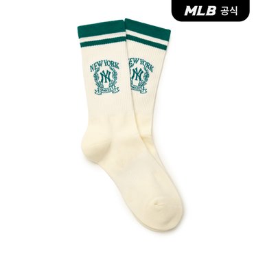 MLB [코리아공식] 스포티브 바시티 월계관 양말 NY (D.Cream)