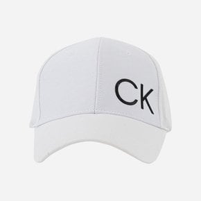 캘빈클라인골프 남성 CK 사이드 로고 모자 캡 BRIGHT WHITE