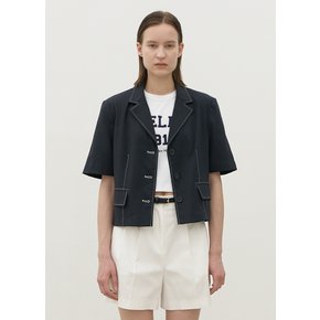 (JK-2935)ZENA STITCH SHORT JACKET