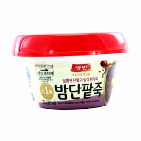 캠핑 혼밥 컵밥 컵반 덮밥 국밥 양반 밤단팥죽  285g