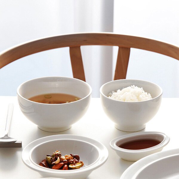 메이플 화이트 공기대접 2인조 4P세트