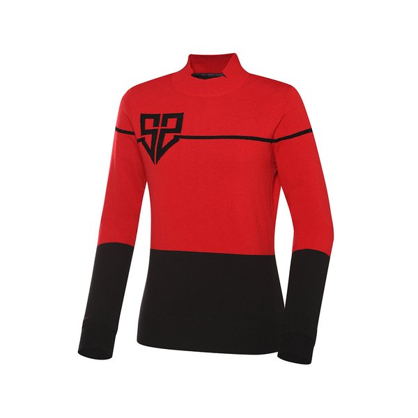 [파주점] 여성 CO PRO 스퀘어 하이넥 방풍 스웨터 WWW23K16-ps