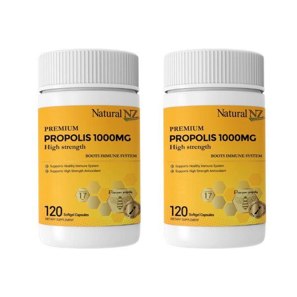 내추럴엔젯 프리미엄 프로폴리스 1000mg 120캡슐 2개