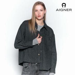 울혼방 체크자켓