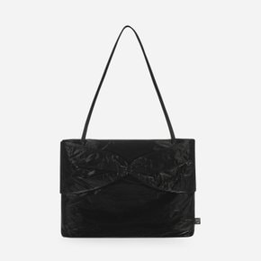 My Dear Bow Bow Tote Shiny Black