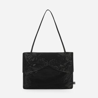 KWANI My Dear Bow Bow Tote Shiny Black