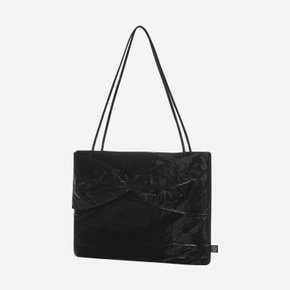 My Dear Bow Bow Tote Shiny Black