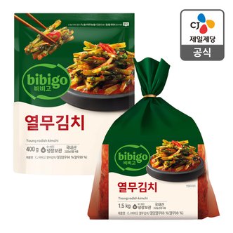 CJ제일제당 [본사배송] 비비고열무김치 1.5KG + 열무김치400G