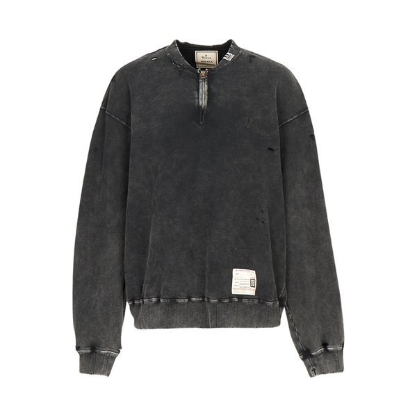 [부산점] 메종미하라야스히로 남성 맨투맨 A15PO566 BLACK