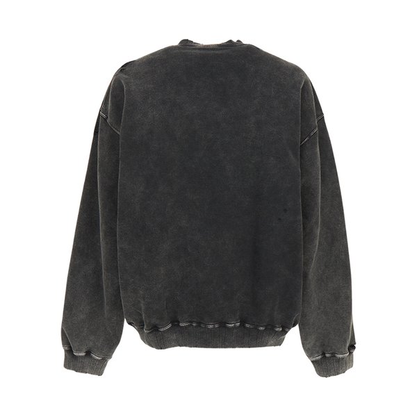 [부산점] 메종미하라야스히로 남성 맨투맨 A15PO566 BLACK