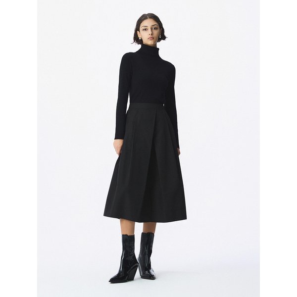 ALINE 이밴드 플리츠 스커트 ILKAA25701BKX
