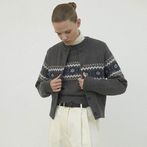 (CD-2149)NORDICK ROUND CARDIGAN