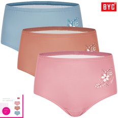 BYC베스트순면 부인용맥시삼각팬티3매입WCP5220