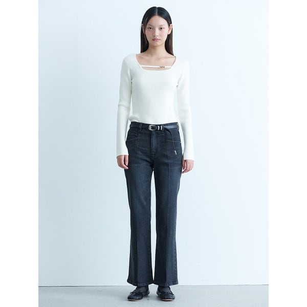 Slim Bootscut Denim Pants  Ash (KE4821M514)