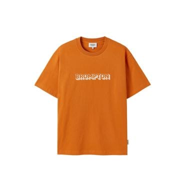브롬톤 [브롬톤런던][P252UTS450]브롬톤 로고 반팔 티셔츠 BROMPTON LOGO SHORT SLEEVE - ORANGE
