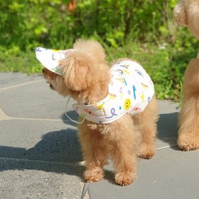 개달당 개구쟁이 방수 강아지 고양이 선캡 모자.개달당