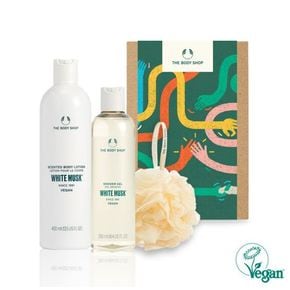 화이트 머스크 샤워젤 250ML & 바디로션 400ML 선물세트 (887804) [신세계의정부점]