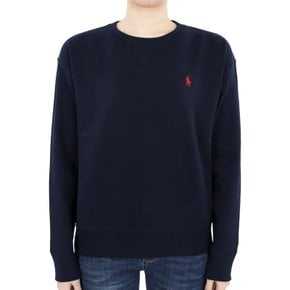 폴로랄프로렌 24 S/S 여성 포니 로고 기모 맨투맨(네이비) 211794395003 NAVY /국내당일발송