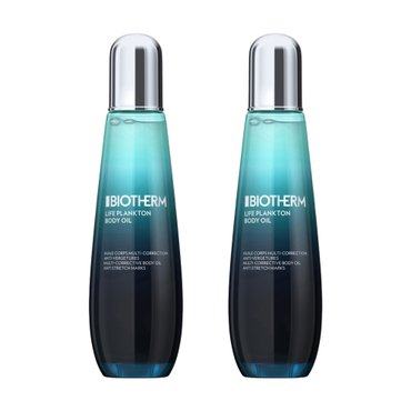  BIOTHERM 비오템 라이프 플랭크톤 멀티 코렉티브 바디 오일 125ML 2팩