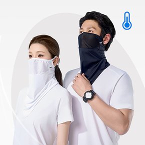 BFL 자외선차단 냉감 쿨링 마스크 얼굴햇빛가리개 쿨 메쉬 스포츠 마스크