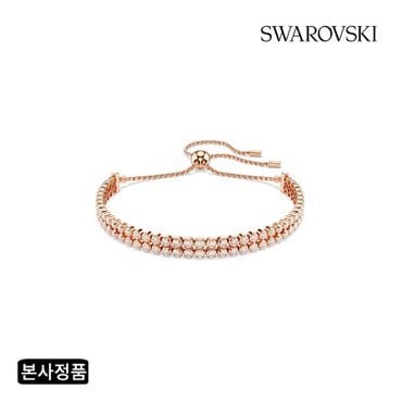 스와로브스키 [본사정품/쇼핑백증정] Matrix Tennis DB 로즈골드 팔찌M 5677823