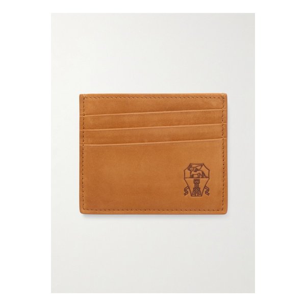 브루넬로쿠치넬리 로고 디보스드 가죽 카드지갑 46376663162901794