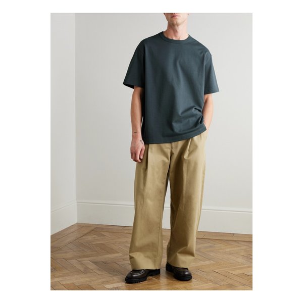 미스터 피 오버사이즈 코튼 저지 티셔츠 46376663162890129