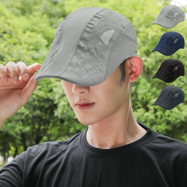 [옷자락] 남녀공용 여름 캐주얼 새부리챙 캡 모자