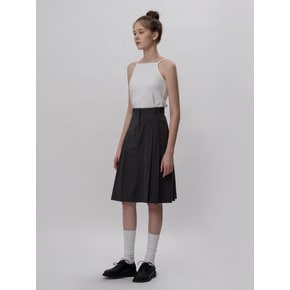 Fade midi skirt (charcoal)