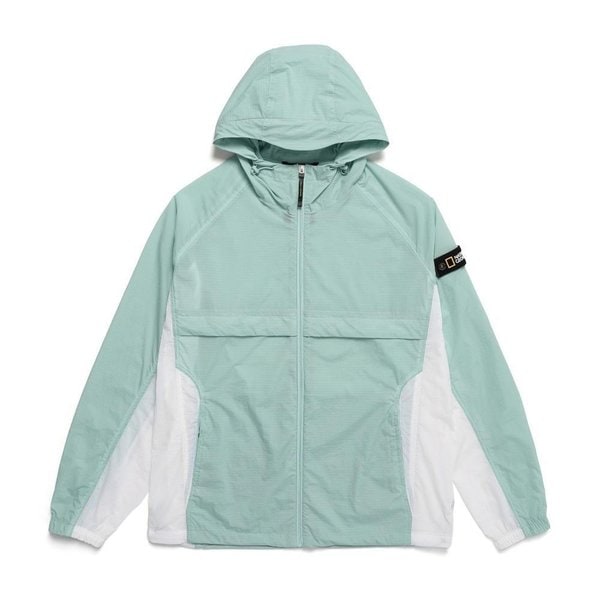 [여주점] N242UJP060 펄렉스 경량 컬러블록 바람막이 PISTACHIO