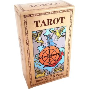 미국 신년 타로카드 Complete Rider Waite Tarot Card Deck with Clear Meanings Guide Book Div