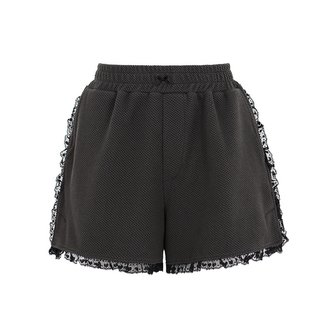 PLASMA SPHERE CUTE SHORTS IN DARK GREY (레이스 포인트 쇼츠)