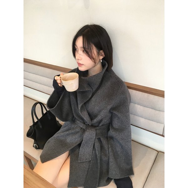 Rea silk-cash short coat(3colors)
