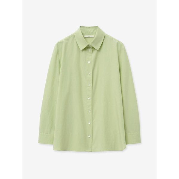 SOLID OVER-FIT SHIRTS_GREEN