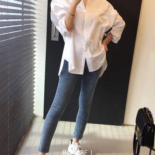 보니제이 / 와이드 오버핏 박시 남방 셔츠