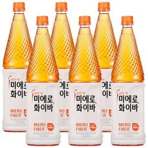 현대약품 미에로화이바 1.2L x 6개 / 식이섬유 음료수