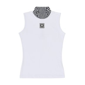 넥 포인트 하프 탑 (White) C23M-TS013W
