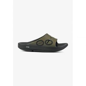 4143565 Oofos Pool slides - tactical green