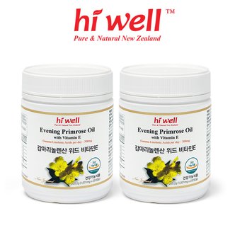 하이웰 감마리놀렌산 비타민E 달맞이꽃종자유 200캡슐 2통 (133일분)