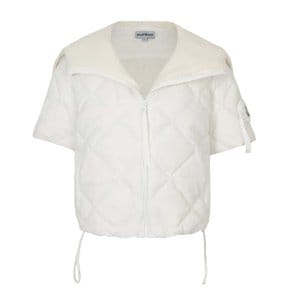 LADYBIRD DUCK DOWN SHORT SLEEVE JACKET_Ivory