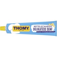 [해외직배송] Thomy 토미 머스타드 미디엄 스파이시 튜브 200ml