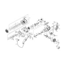 다이와(DAIWA) 22 SW 6000S-H : 1 : 139831  정품 부품 카르디아 드래그 노브 부품 번호 부품