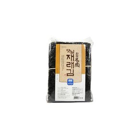 국내산 완도 지주식 재래김 100장