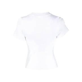 [악셀 아리가토] T shirt A0806004 SCRIPT A WHITE WHITE